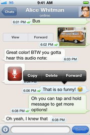 iphone版本WhatsApp,功能强大，沟通无界