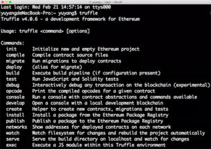 以太坊 truffle 安装,以太坊Truffle框架安装与配置指南