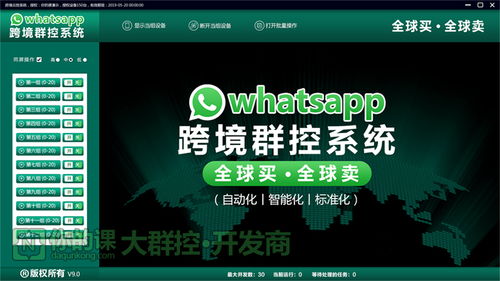 广州whatsapp群控系统,高效群发管理新利器