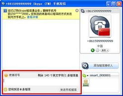 skype给中国移动手机发短信,Skype助力中国移动手机用户轻松发送国际短信